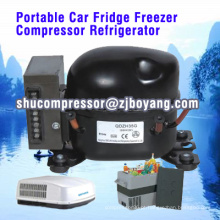 Compressor frigorífico para portátil carro frigorífico congelador mini geladeira armário médico geladeira mini refrigerador lowes